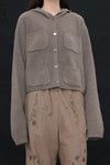 Mutedance 24 Autumn and Winter Hooded Cashmere Sweater MD-MD24FW134-BROWN MD24FW133 MD24FW134